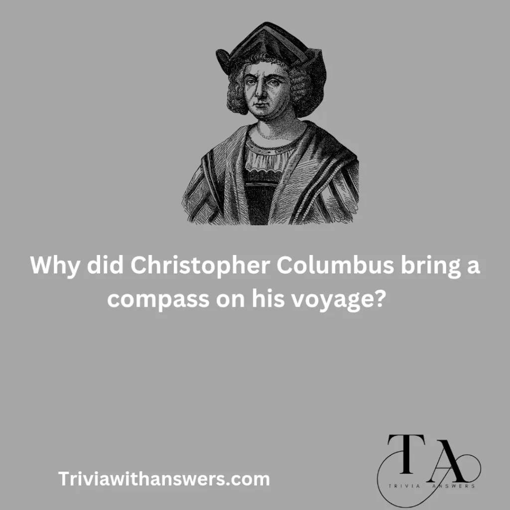 "Christopher Columbus Trivia Questions and Answer"
