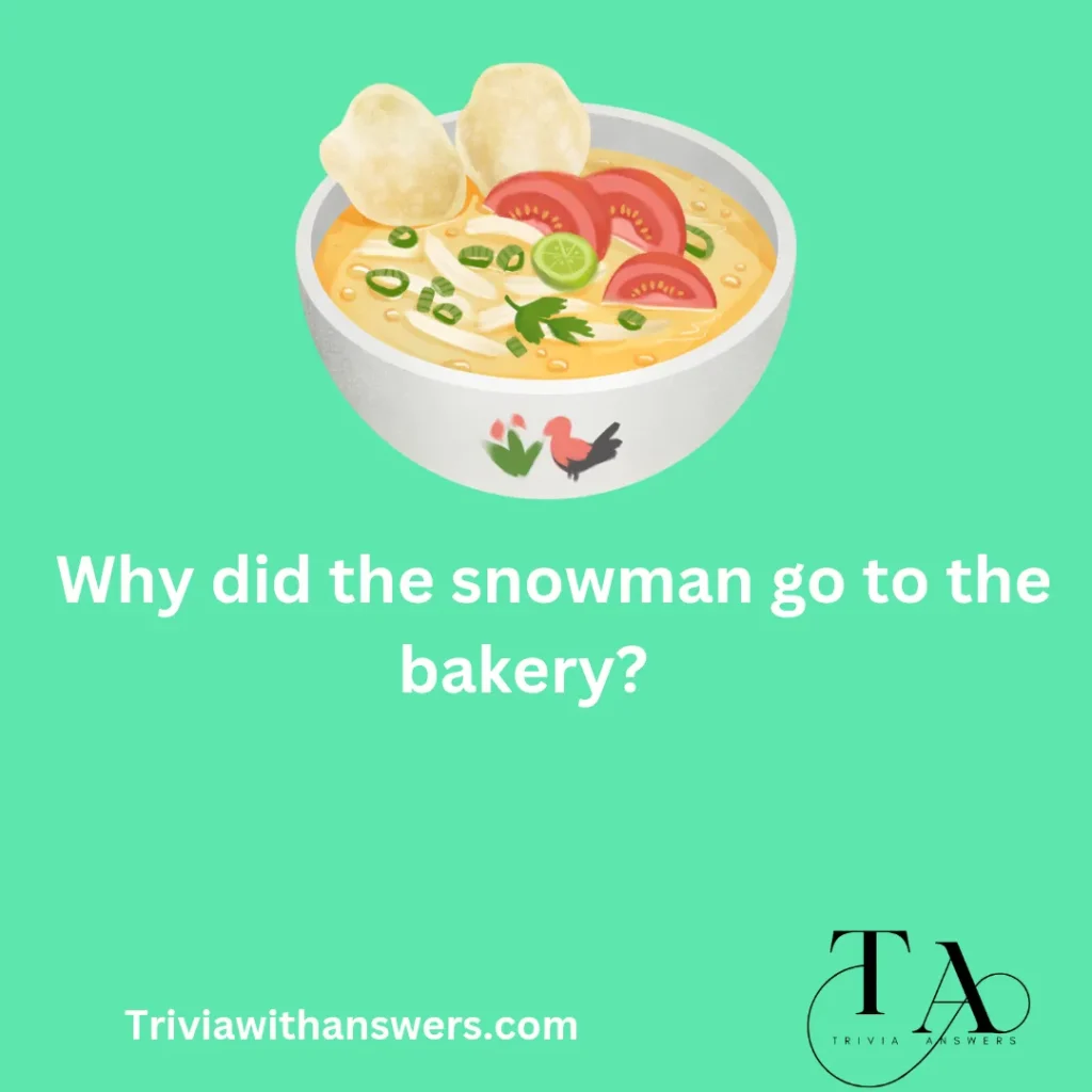 "Winter Food Trivia Questions and Answers"