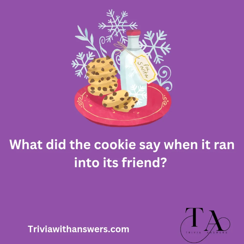 "Christmas Cookie Trivia Questions and Answers"