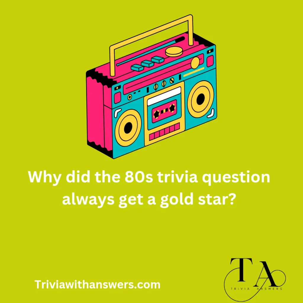 "80s Trivia Questions and Answers"