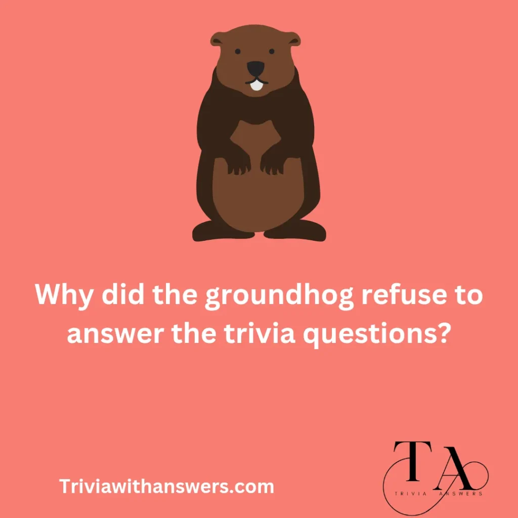 "Groundhog Day Trivia Questions and Answers"