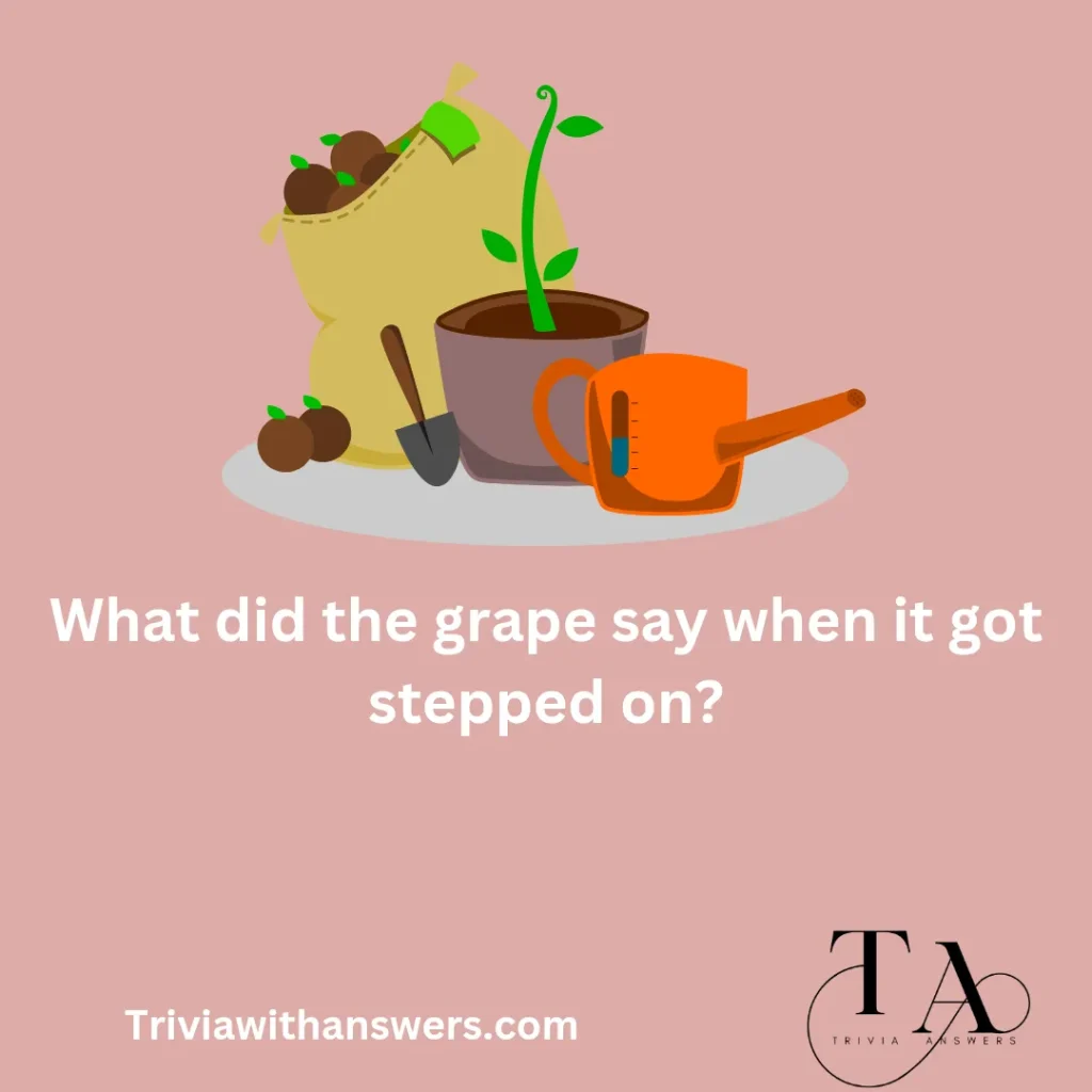 "Gardening Trivia Questions and Answers"