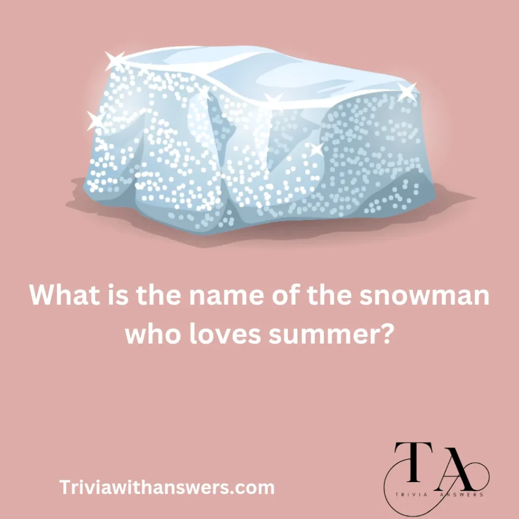 "Frozen Trivia Questions and Answers"