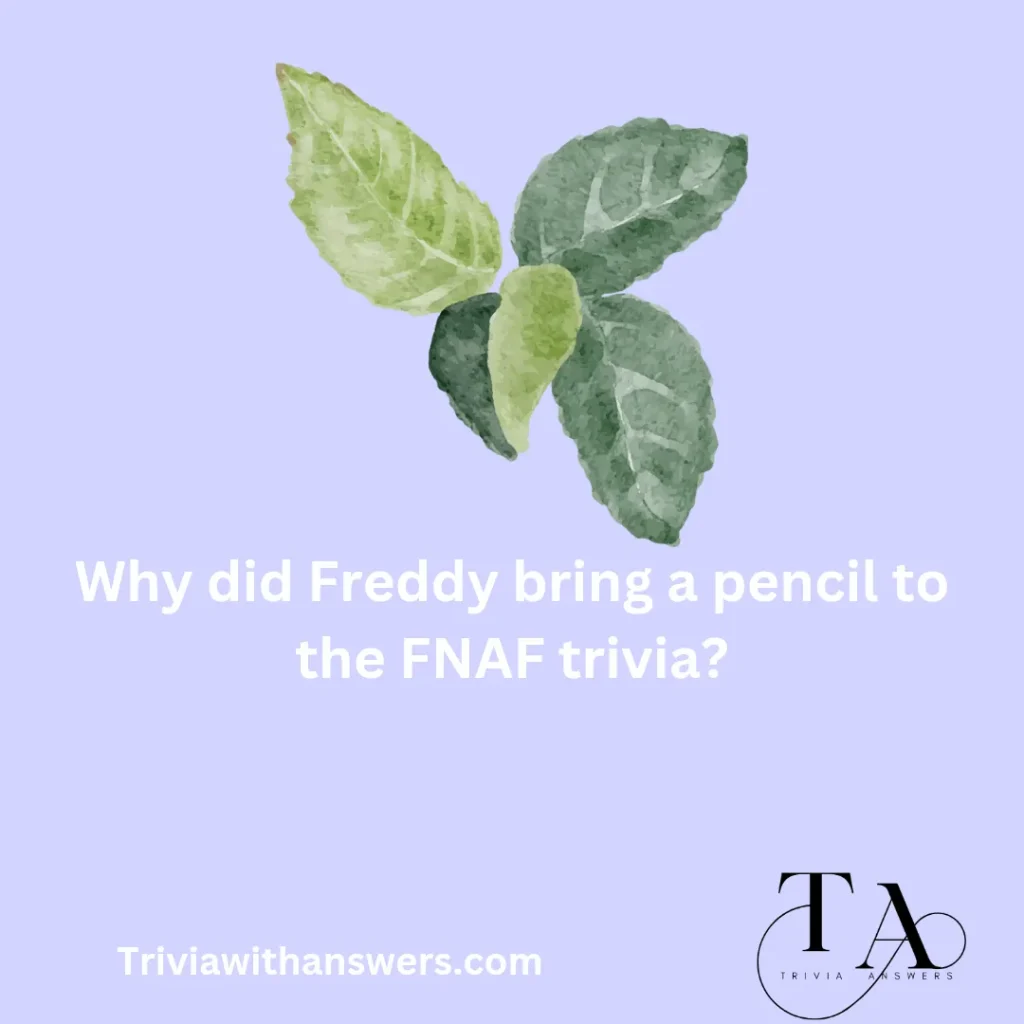 "FNAF Trivia Questions and Answers"