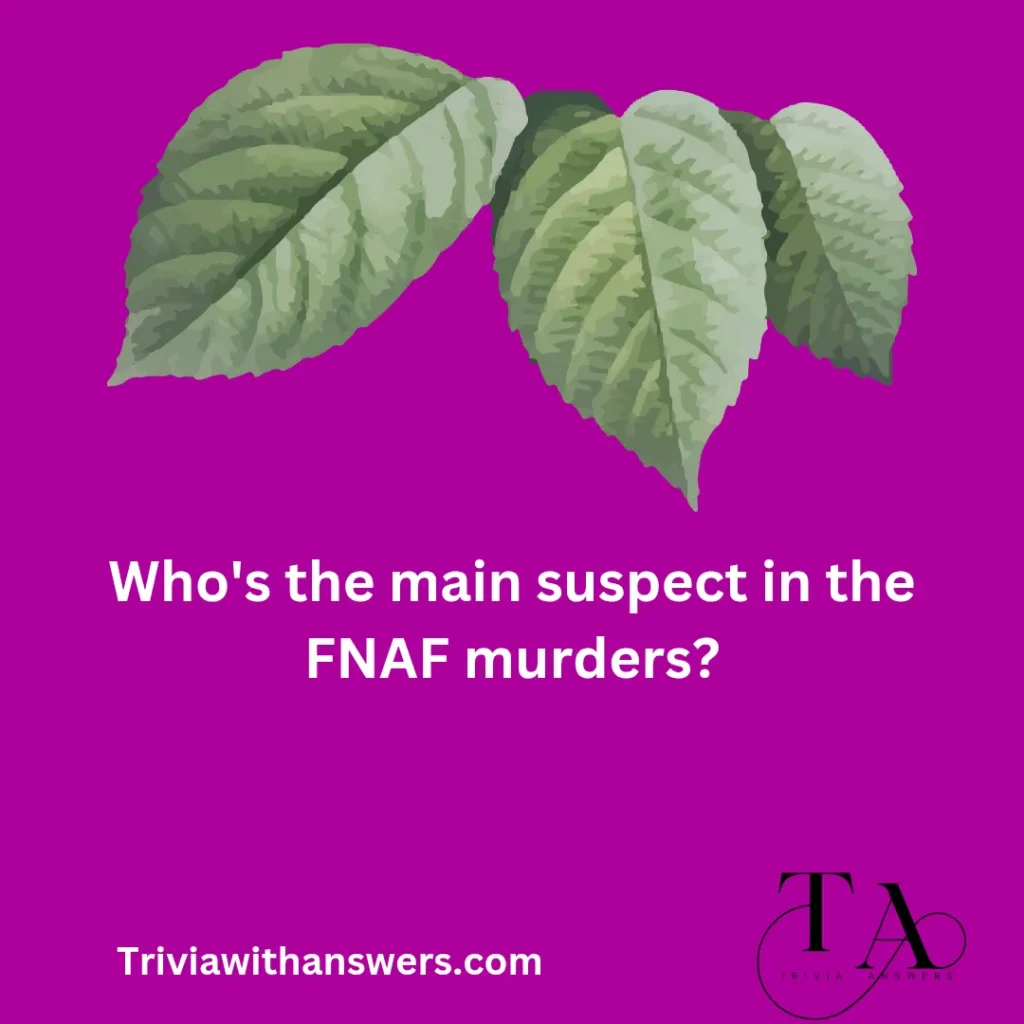 "FNAF Trivia Questions and Answers"