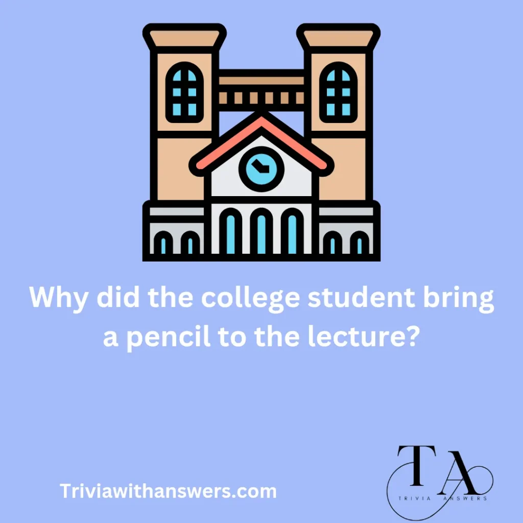 "College Trivia Questions and Answers"