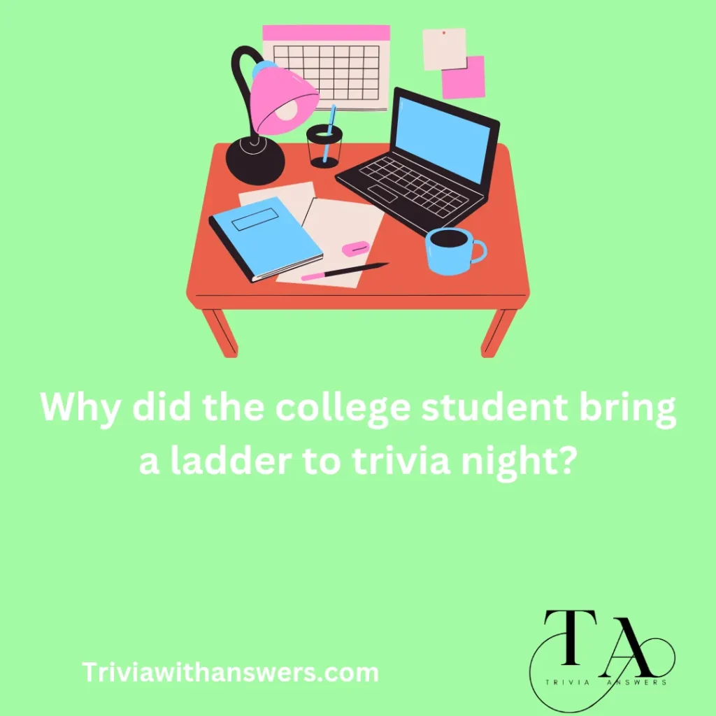 "College Trivia Questions and Answers"