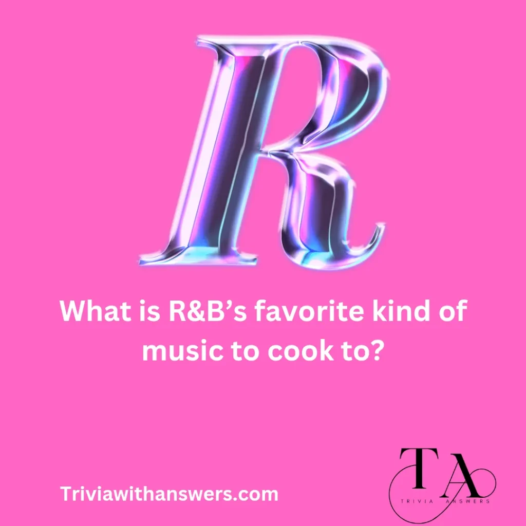 "R&B Trivia Questions and Answers"
