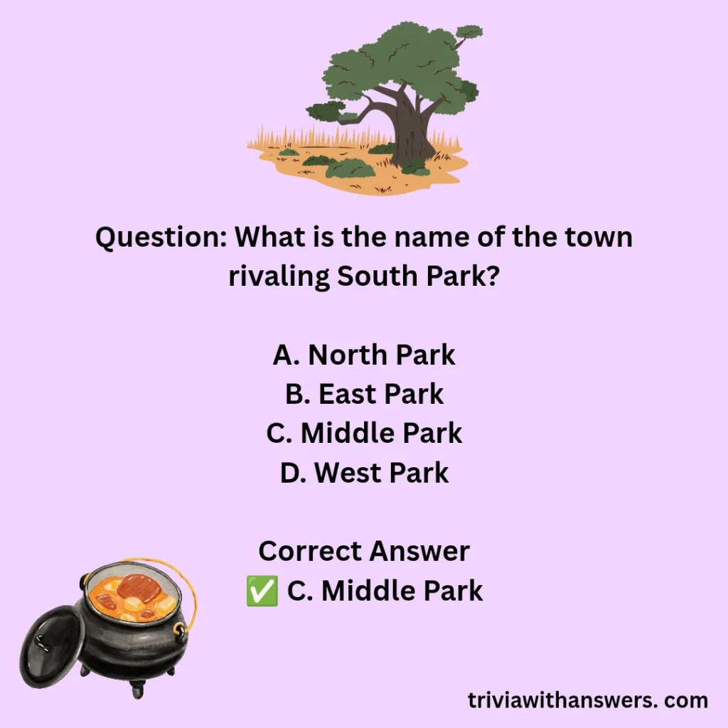 "South Park Trivia Questions and Answers"