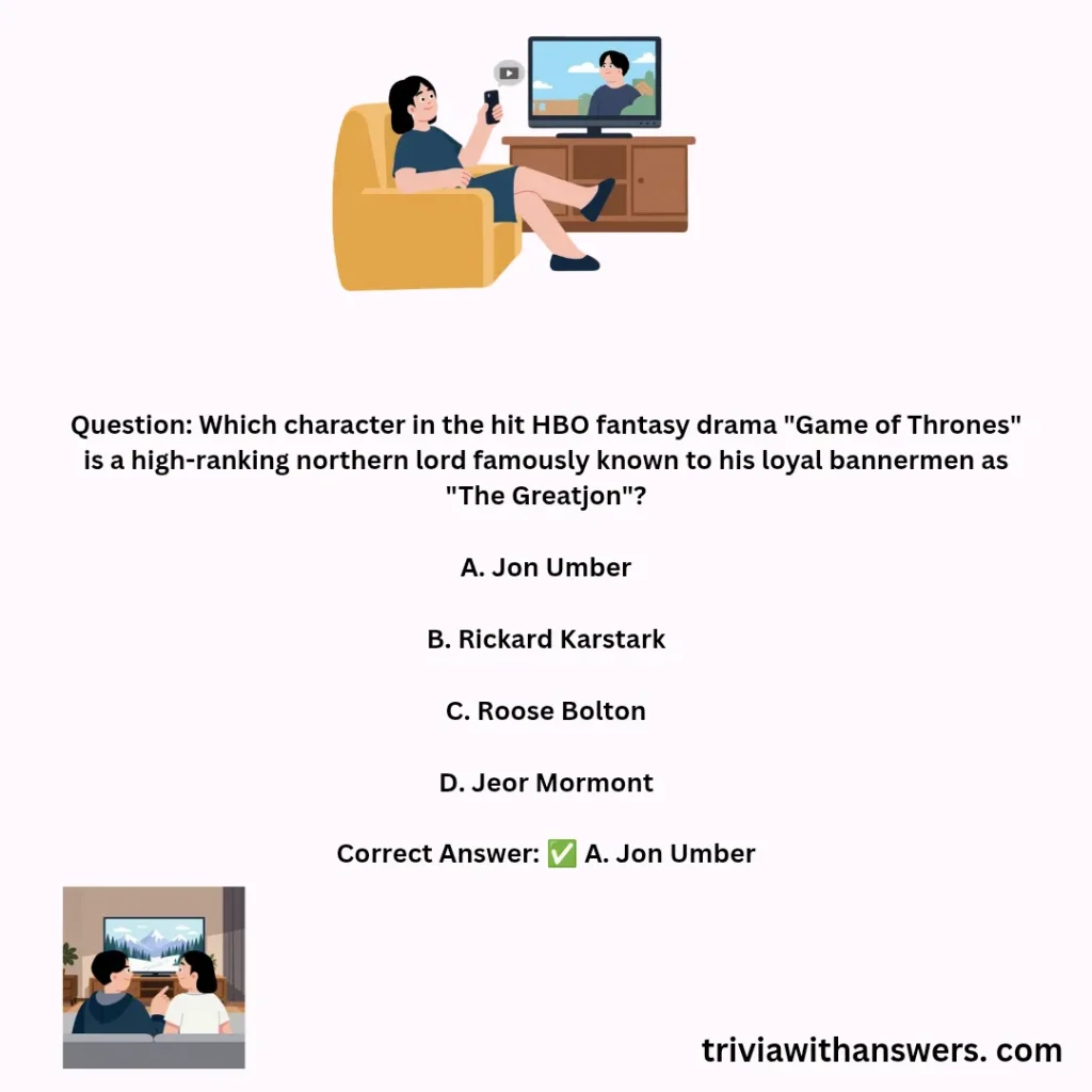 "Tv Show Trivia Question and Answers"