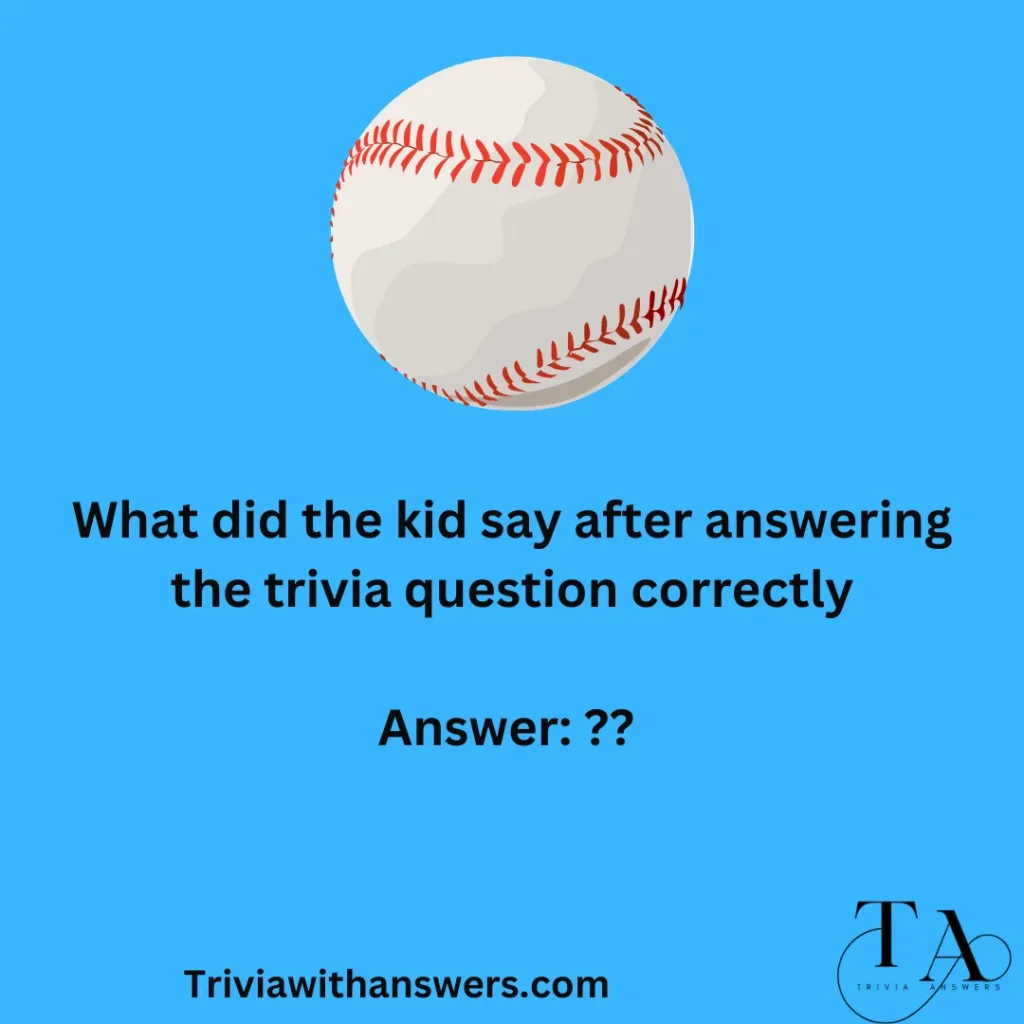 "MLB Trivia Questions & Answers"