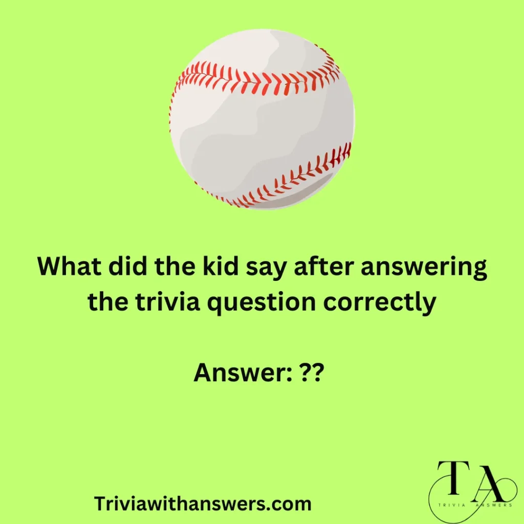 "MLB Trivia Questions & Answers"