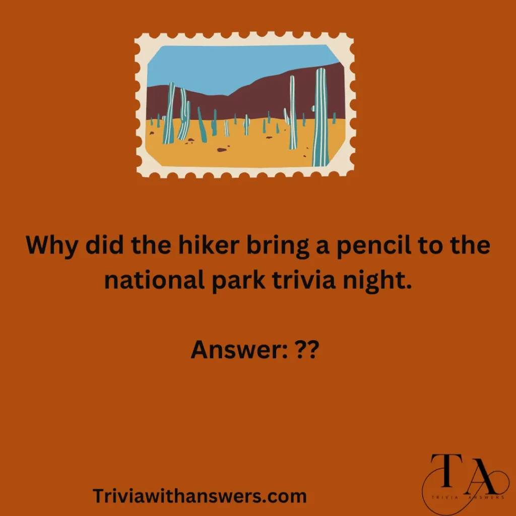 "National Park Trivia Questions And Answers"