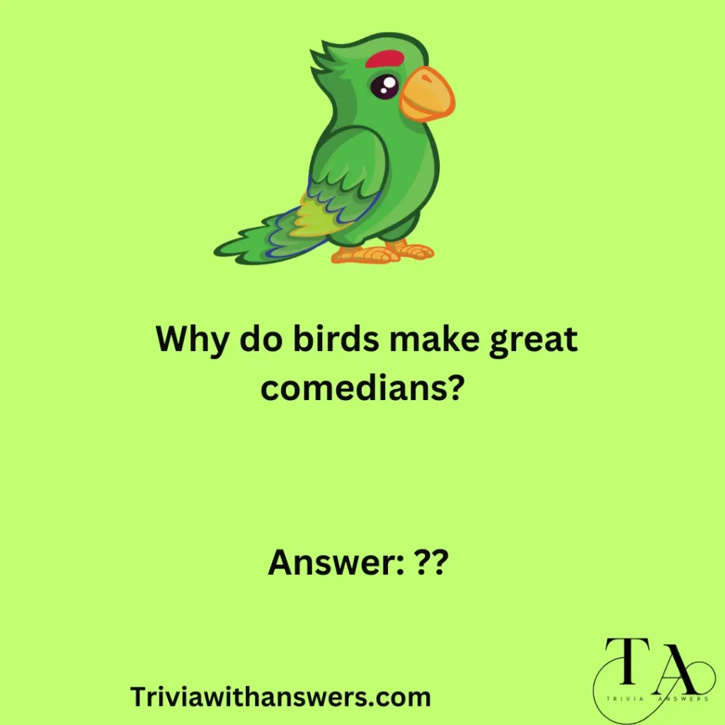 "Bird Trivia Questions and Answers"