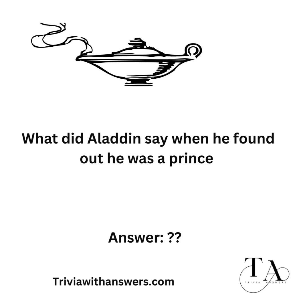 "Why did Aladdin refuse to play cards"