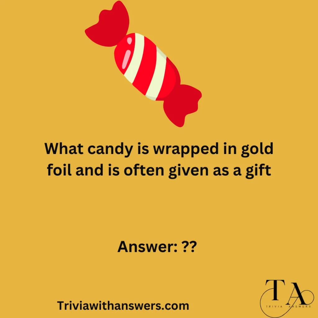 "Candy Trivia Questions and Answers to "