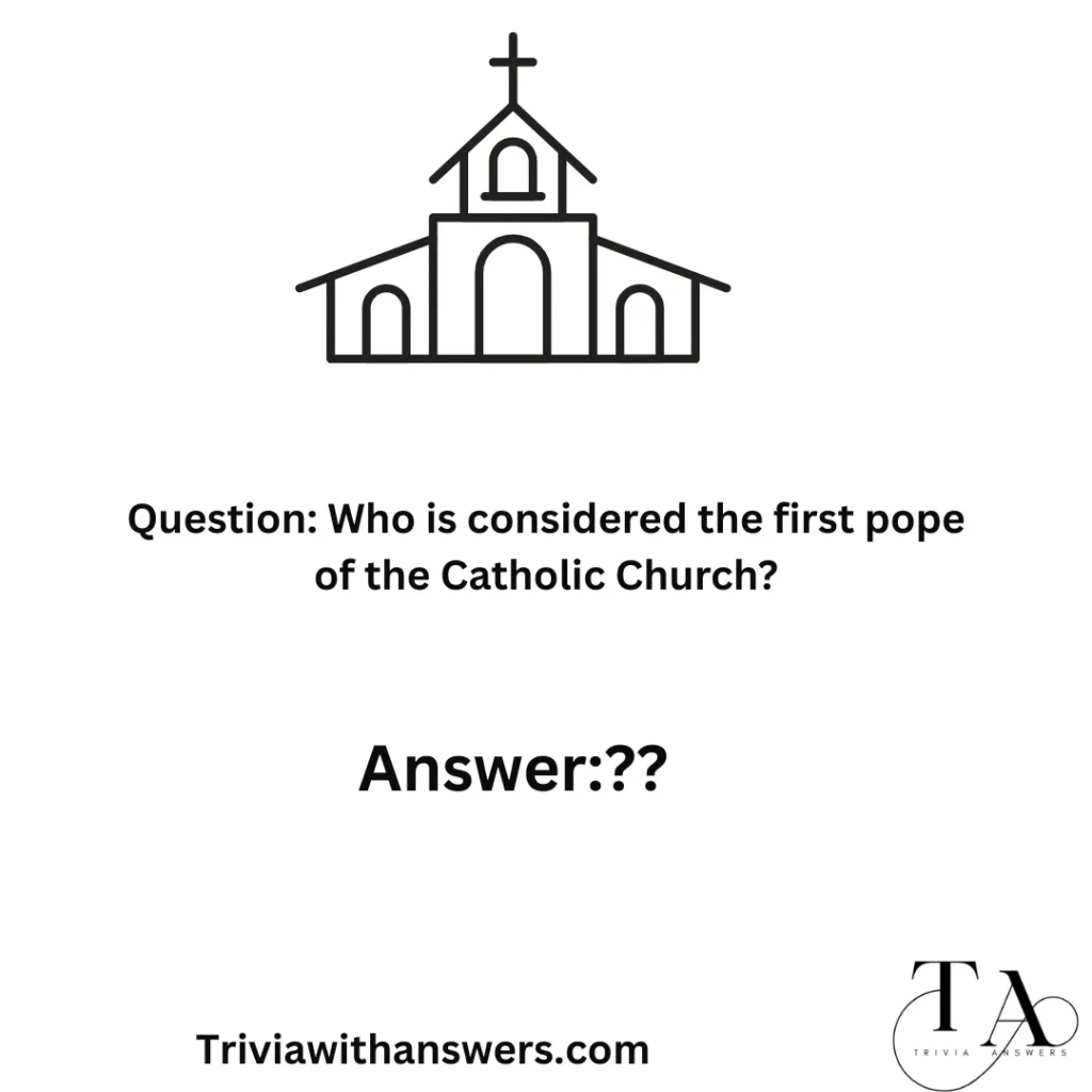 "Catholic Trivia Questions And Answers"