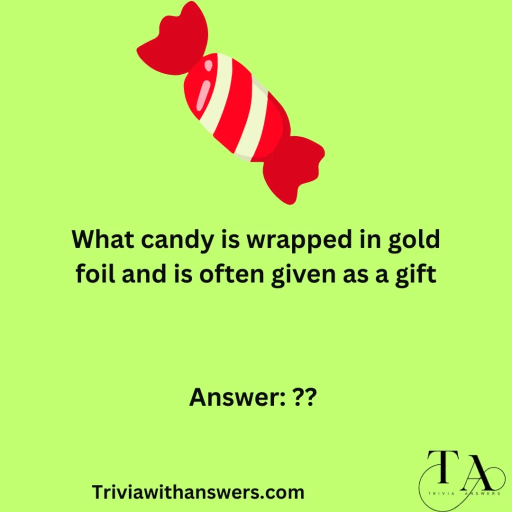 "Candy Trivia Questions and Answers to "