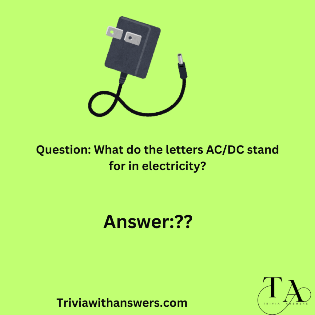 " Electrifying AC DC Trivia Questions And Answers"