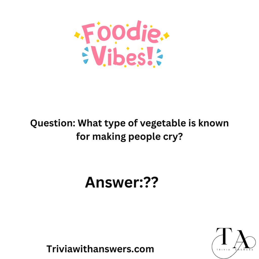 "Food Quiz Questions With Answers"