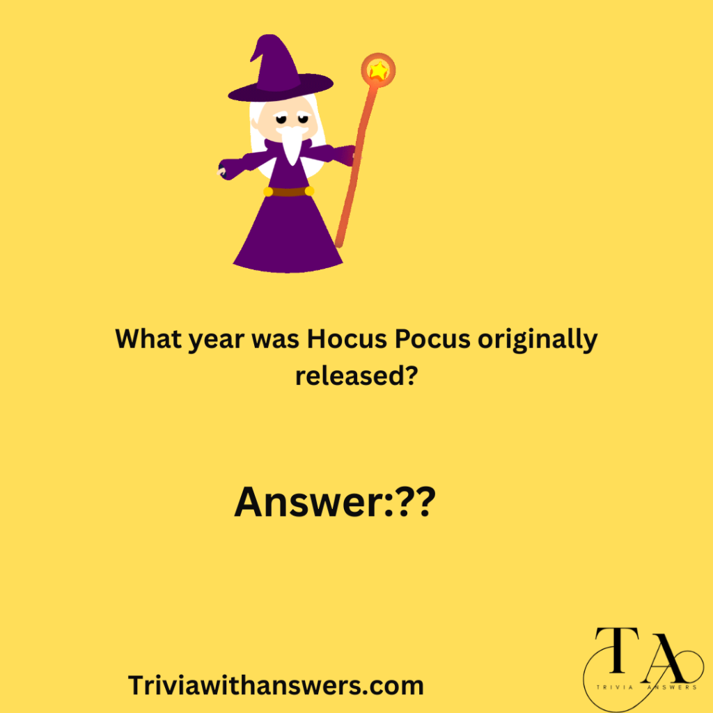 "Hocus Pocus Trivia Questions and Answers"