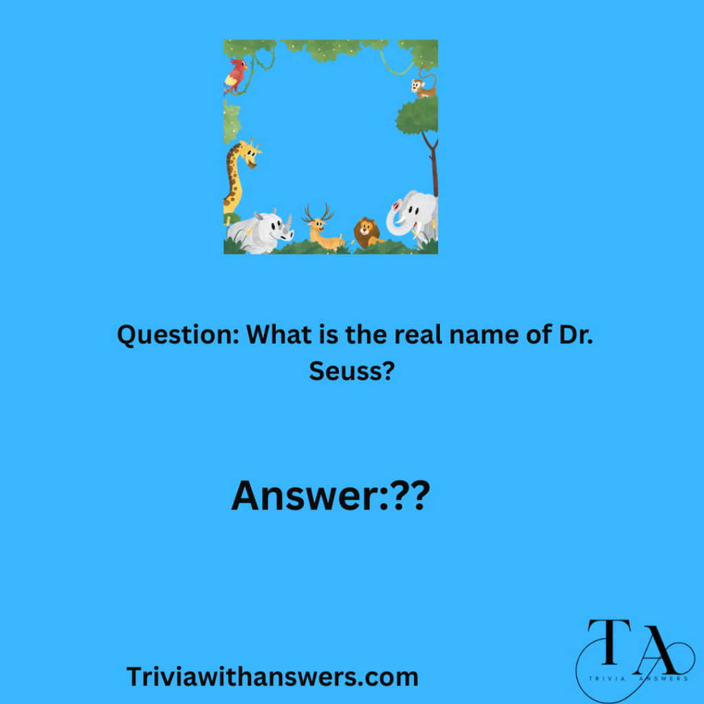 "Dr seuss trivia questions and answers"