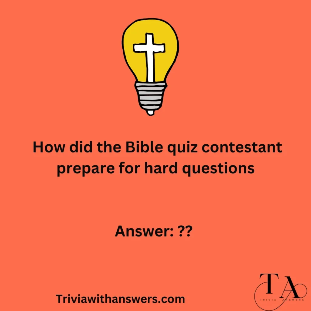 " Bible Trivia Questions & Answers"
