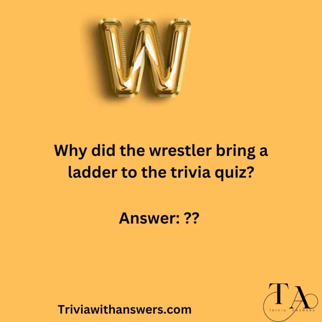 "WWE Trivia Questions and Answers"