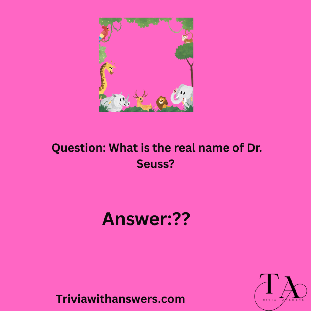 "Dr seuss trivia questions and answers"