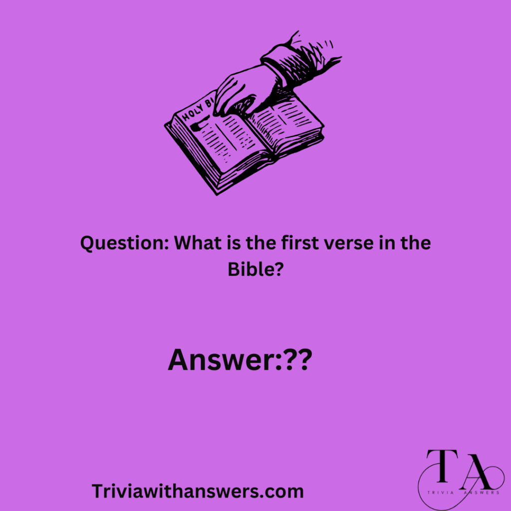"Kjv Bible Quiz Questions and Answer"