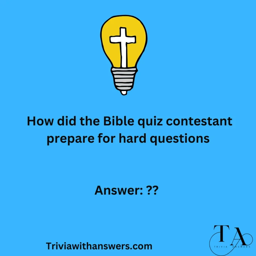 " Bible Trivia Questions & Answers"