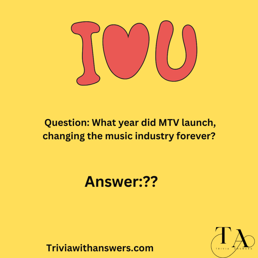 "I Love the 80s Trivia Questions and Answers"