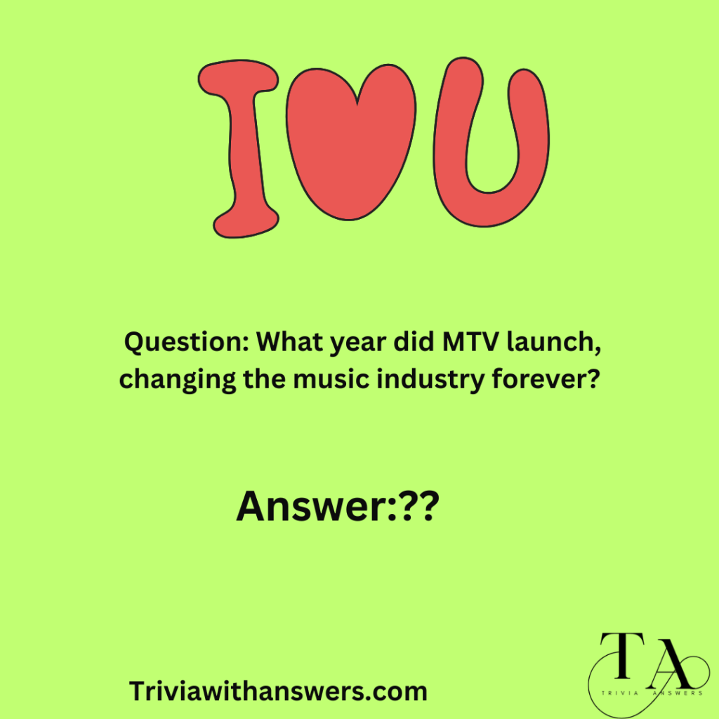 "I Love the 80s Trivia Questions and Answers"