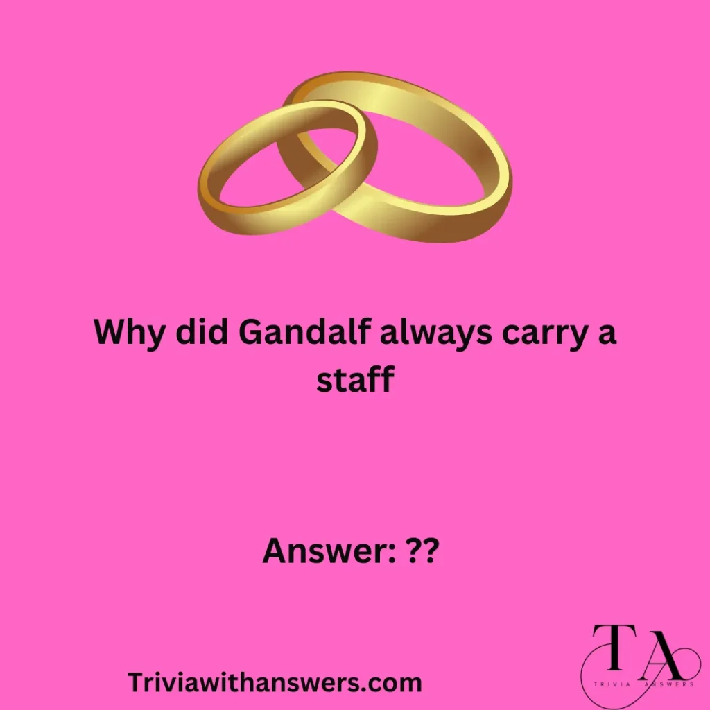 "Lord Of The Rings Trivia Questions And Answers"