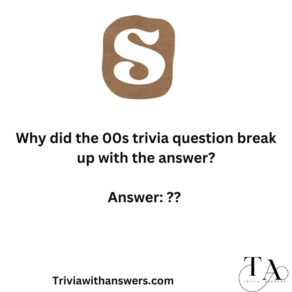 "00s Trivia Questions and Answers For Adults"