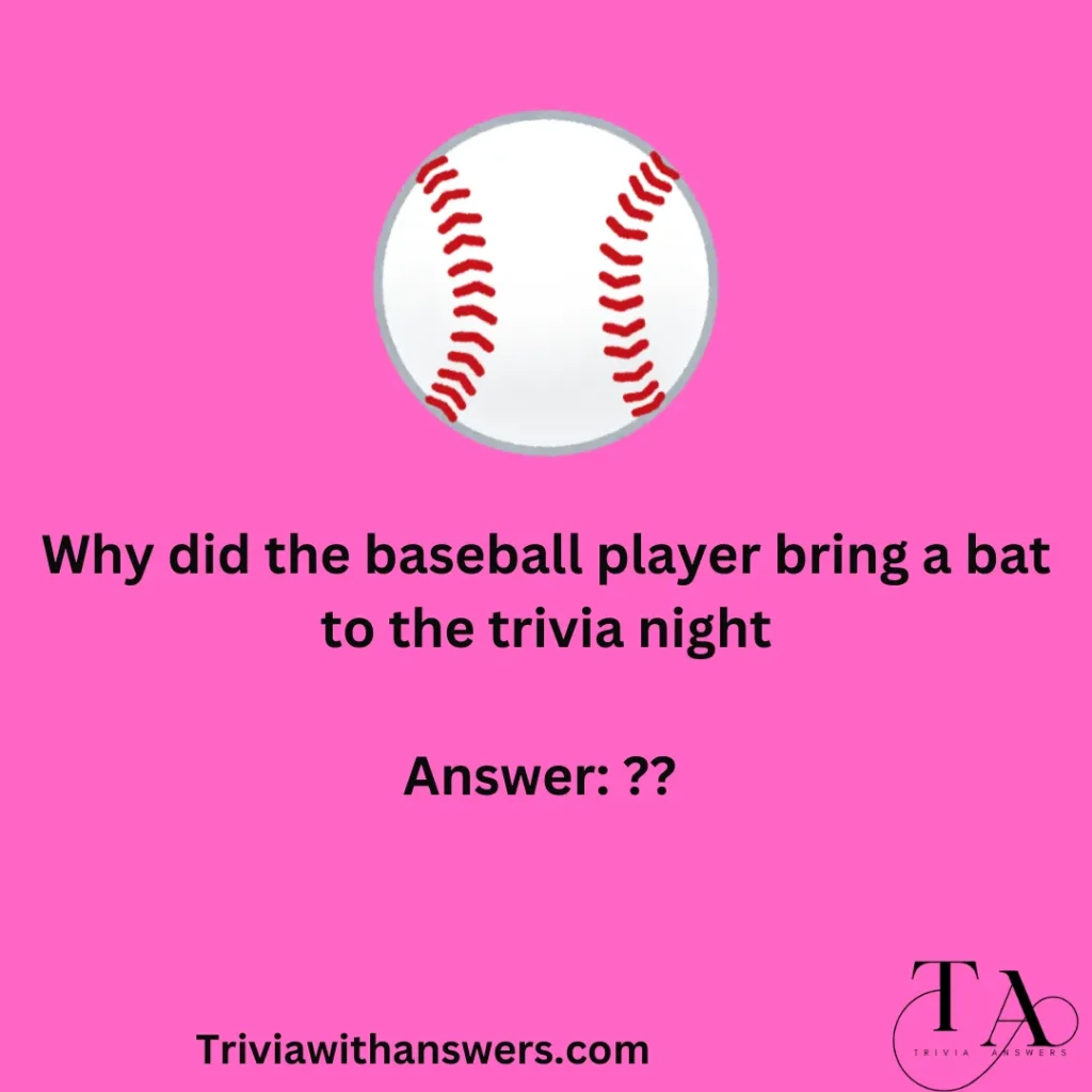 "Baseball Trivia Questions and Answers"