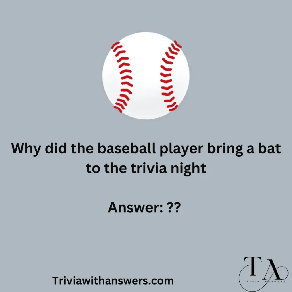 "Baseball Trivia Questions and Answers"