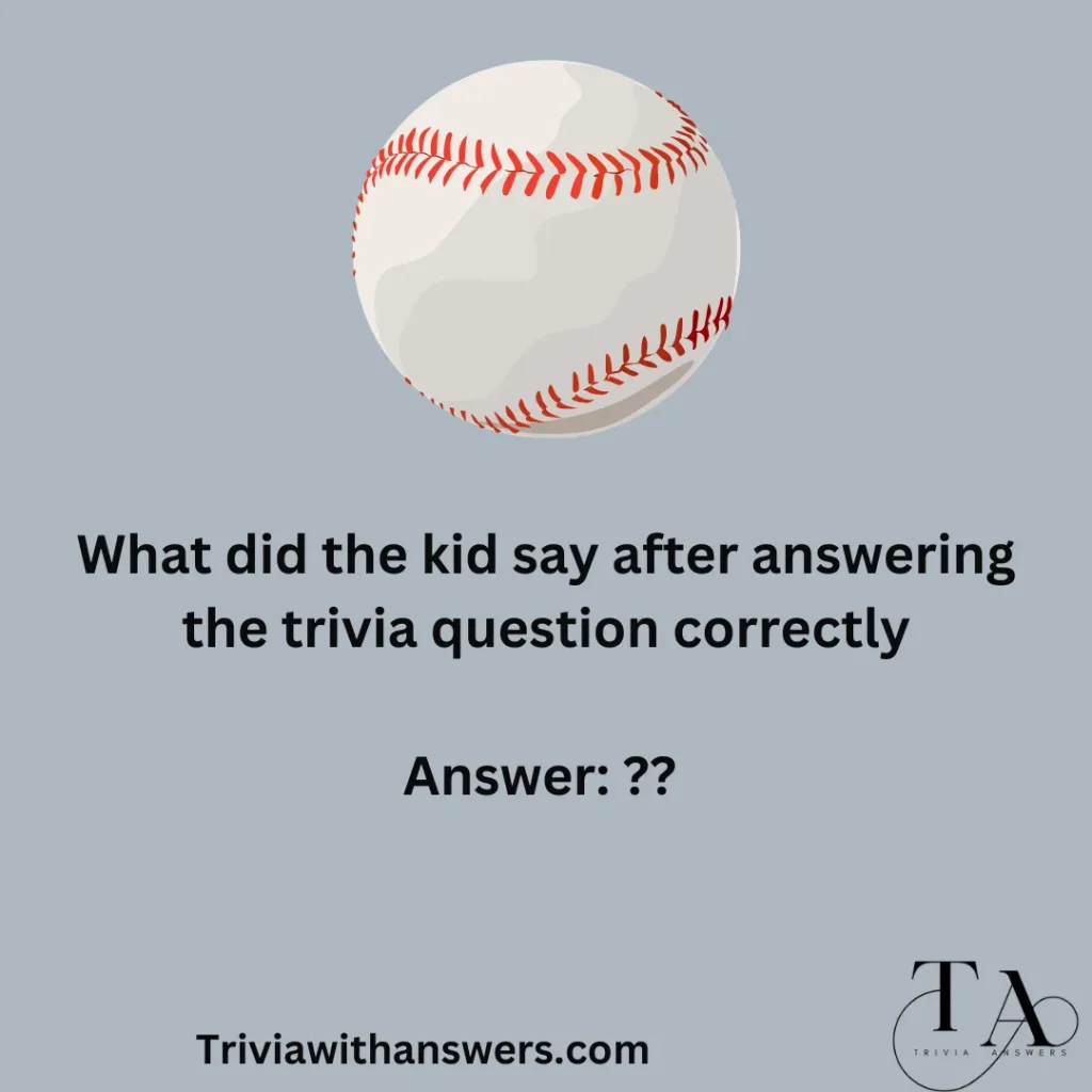 "MLB Trivia Questions & Answers"