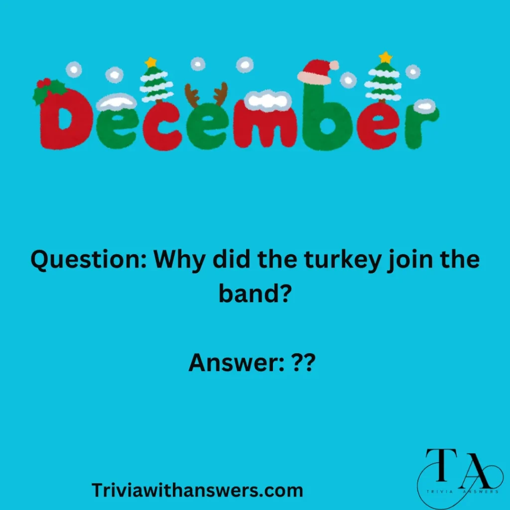 "Festive December Trivia Questions & Answers "