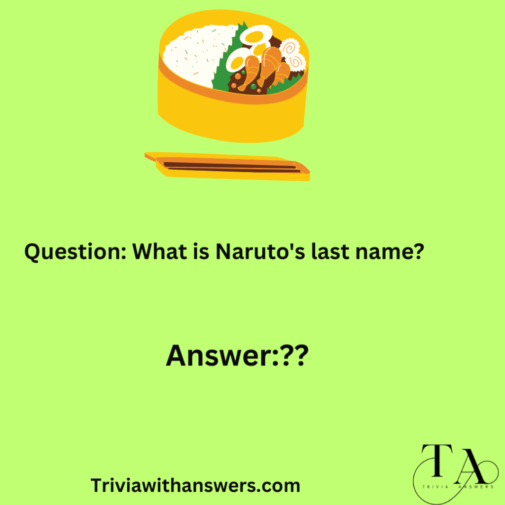 "Naruto Trivia Questions and Answers"