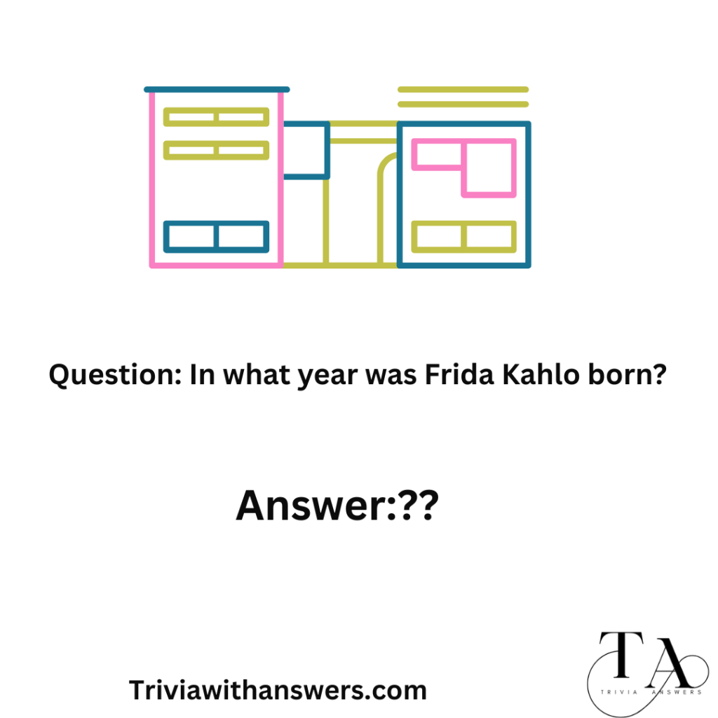 "Frida Kahlo Questions and Answers"