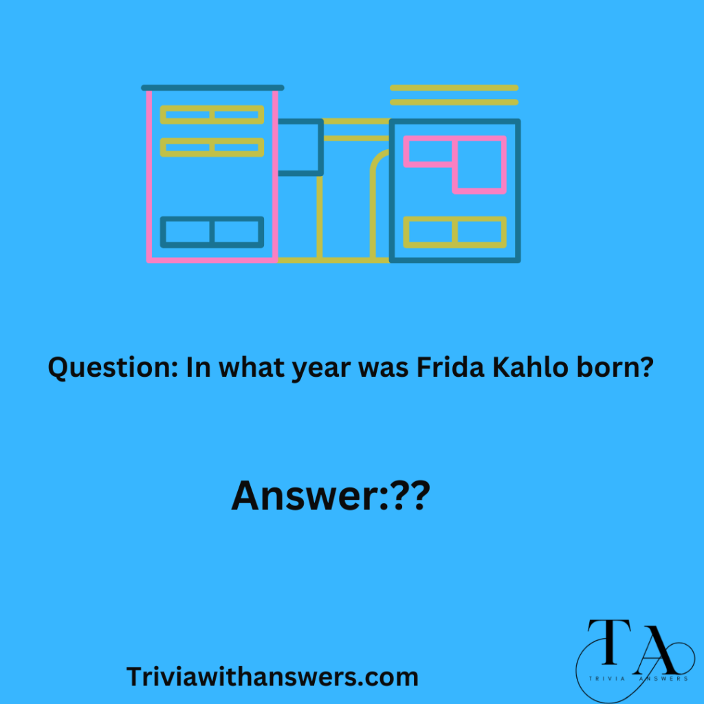 "Frida Kahlo Questions and Answers"