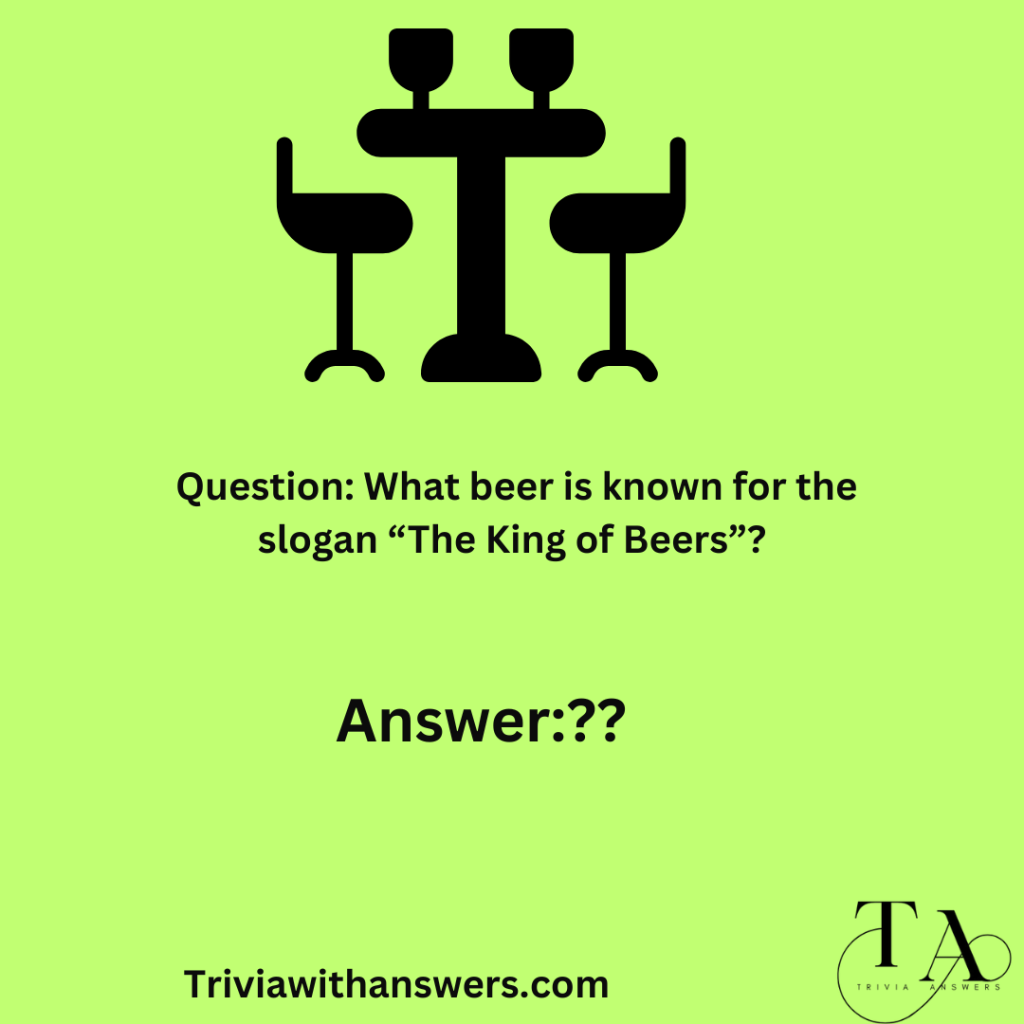 "Barstool Trivia Questions and Answers"
