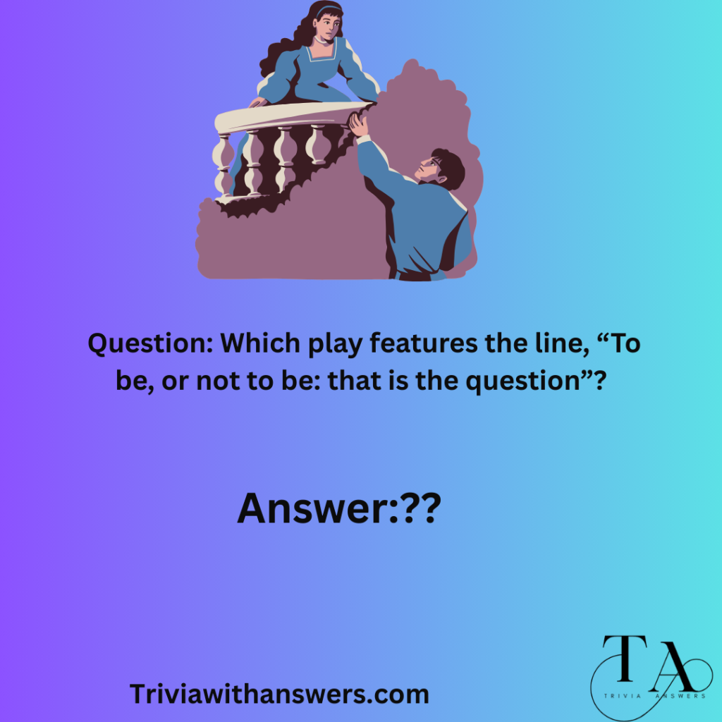 "Shakespeare Quiz Questions and Answers"