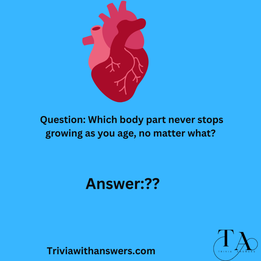 "Human Body Trivia Questions and Answers"