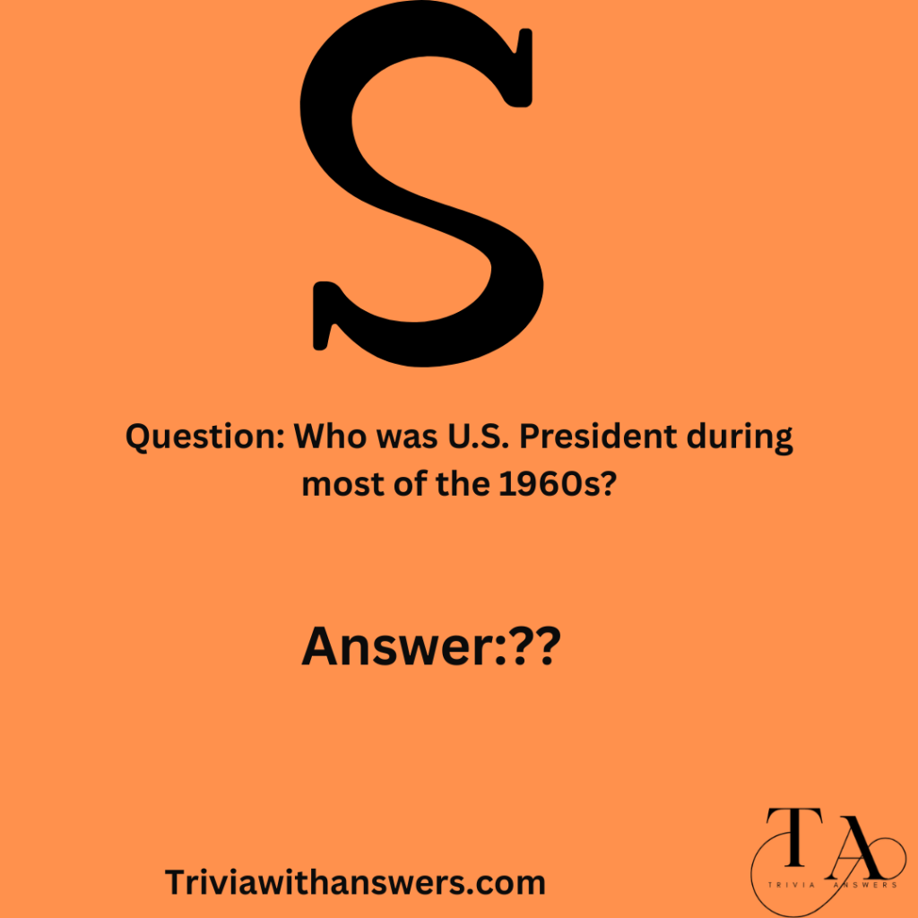 "1960s Trivia Questions and Answers"