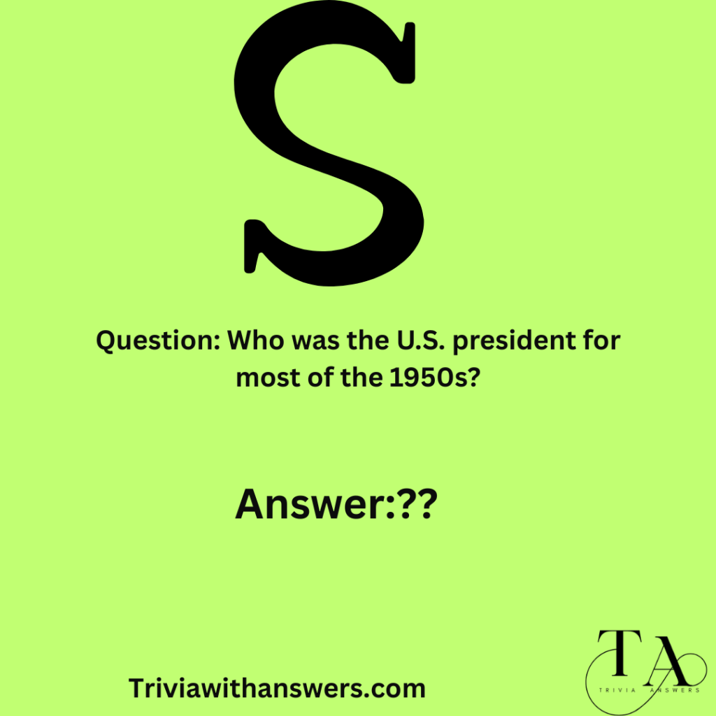 "50s Trivia Questions and Answers "