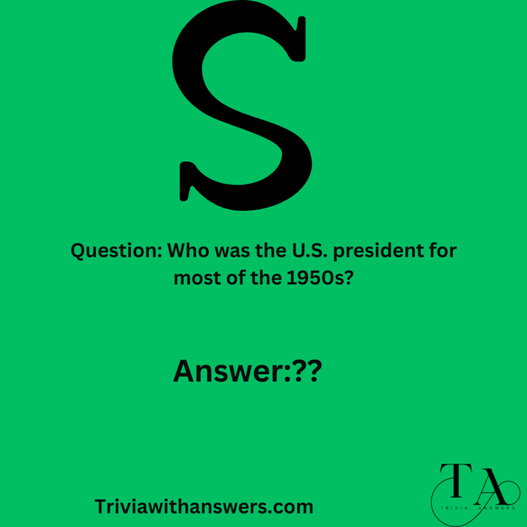 "50s Trivia Questions and Answers "