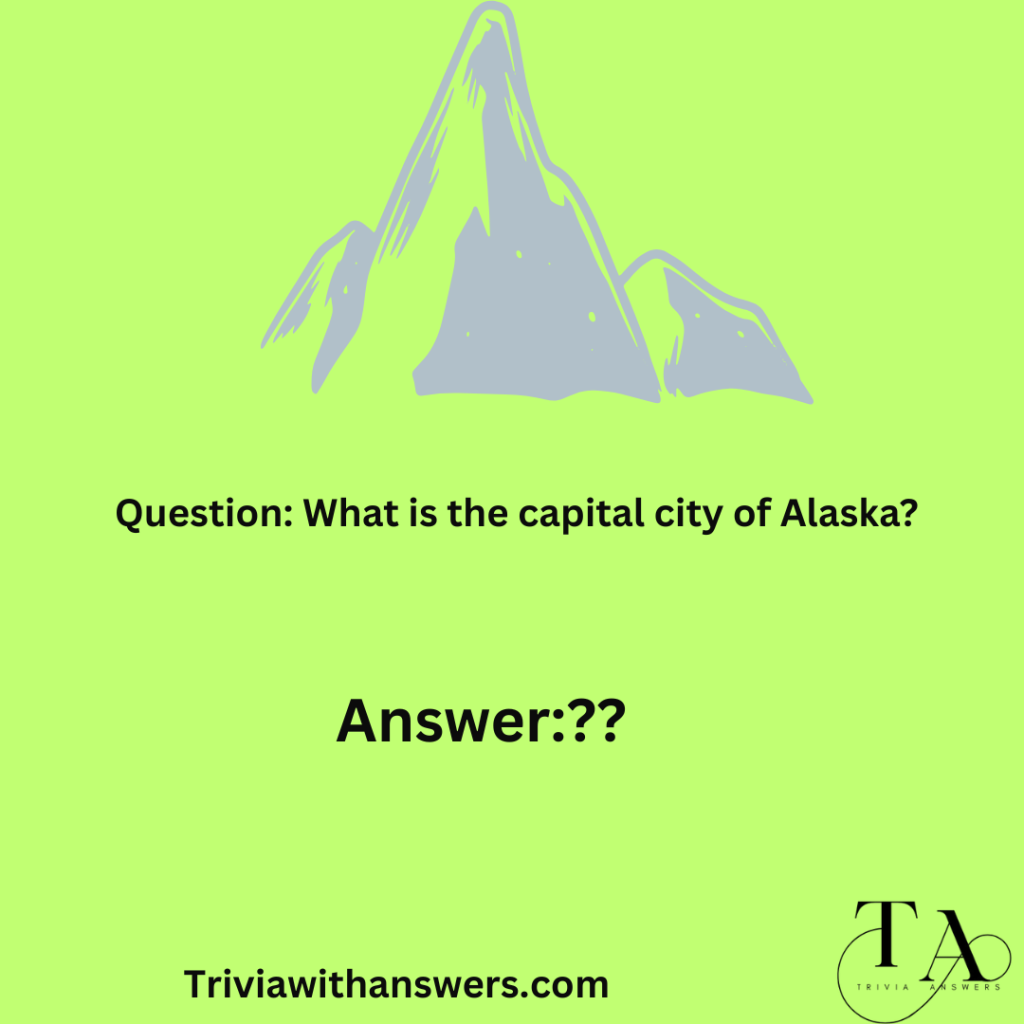"Trivia Questions and Answers Alaska"
