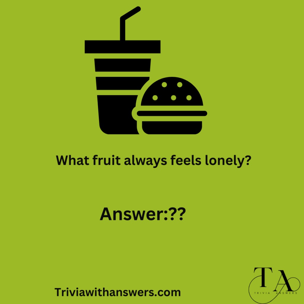"Funny Food Quiz Questions With Answers"